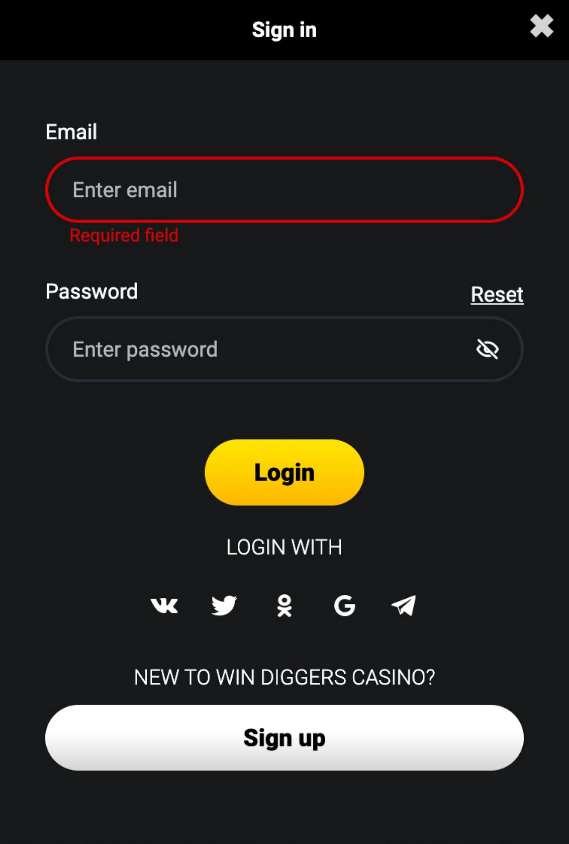 Win Diggers Gambling Enterprise Sister Sites